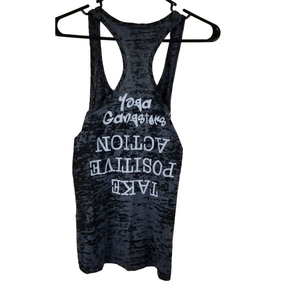 Next Level Yoga Gangster Burn-out Athletic Workout Tank Women's  L - Picture 2 of 5